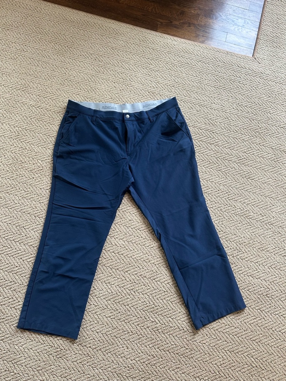 adidas Men’s Navy Blue Golf Performance Pants 38/30
